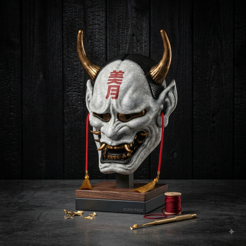 Handcrafted Hannya Mask  - Oni Demon