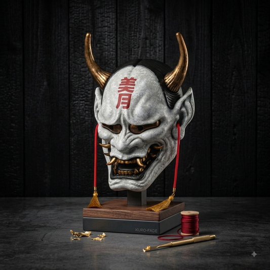 Handcrafted Hannya Mask  - Oni Demon