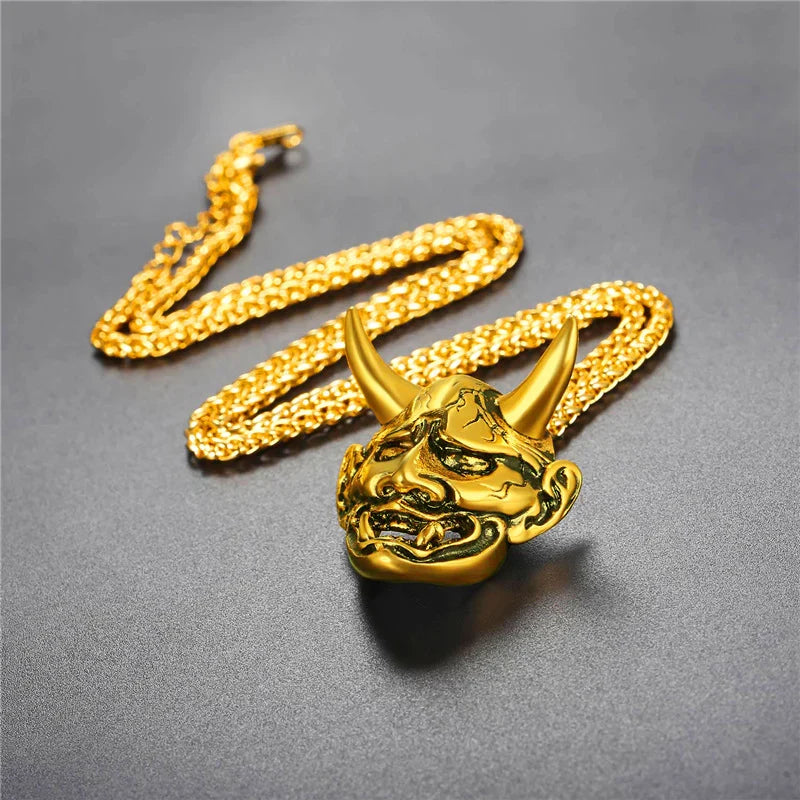 Handcrafted Hannya Necklace